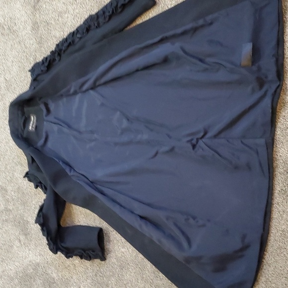 Anthropologie The Fifth Label Women Double Breast Narrative Ruffle Slv Coat sz S - Picture 13 of 13